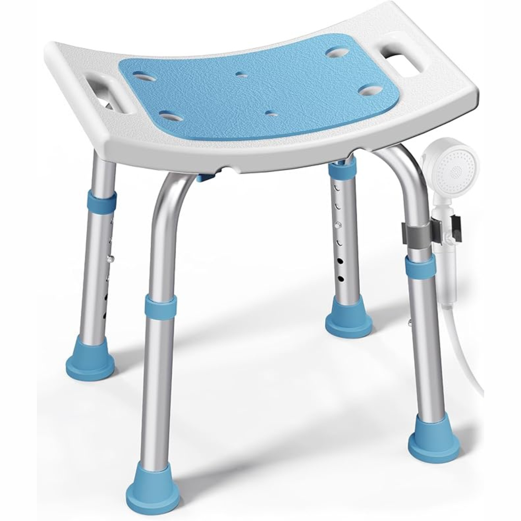 Adjustable Shower Chair for Elderly and Disabled